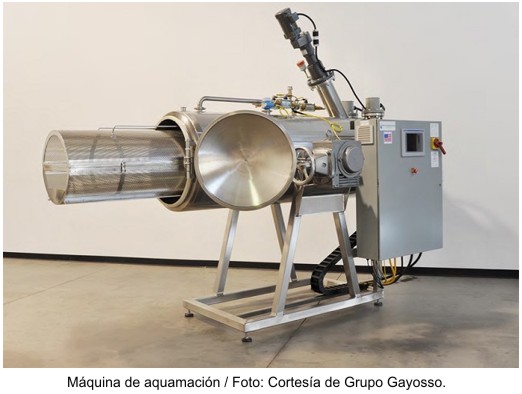 máquina de aquamación, cortesía de grupo gayosso máquina de aquamación, cortesía de grupo gayosso